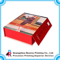 High end book shaped custom jewelry gift packaging box